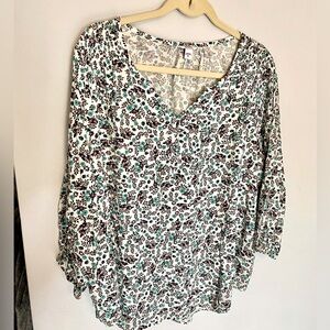 New! Sonoma Women’s Floral Lightweight XL longsleeve Tee Shirt